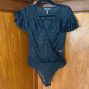 💕Elegant Black Lace Bodysuit